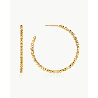 Ania Haie Oorring Twisted Oversized Hoop