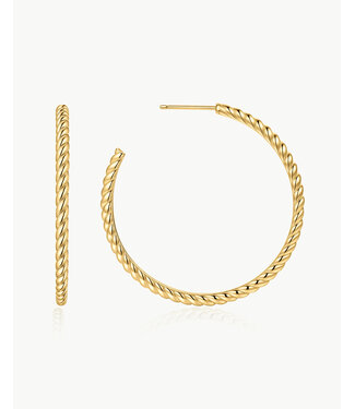 Ania Haie Oorring Twisted Oversized Hoop