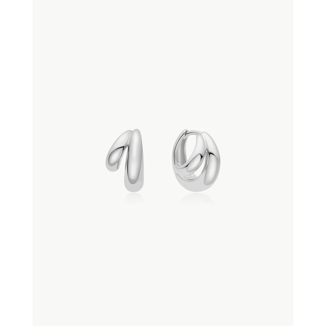 Ania Haie Oorring Dome Huggie Hoop