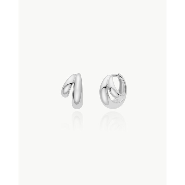 Ania Haie Oorring Dome Huggie Hoop