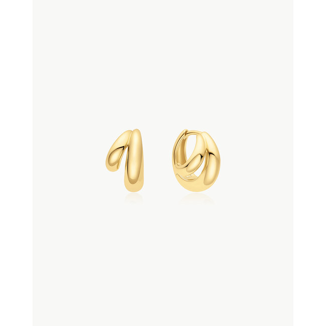 Ania Haie Oorring Dome Huggie Hoop