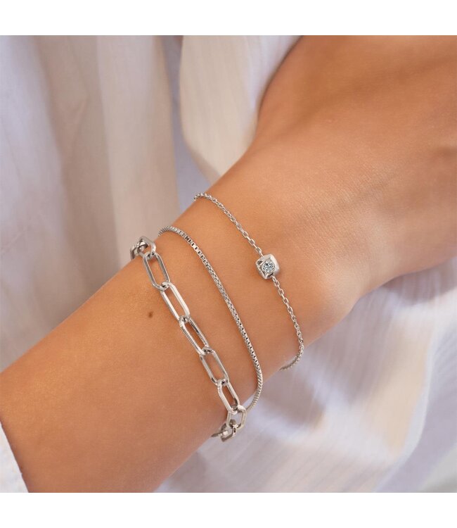 Ania Haie Armband Modern Bezel-Set Solitaire