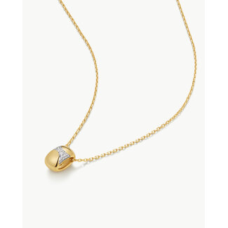 Ania Haie Halsketting Puffed Rivulet Pavé