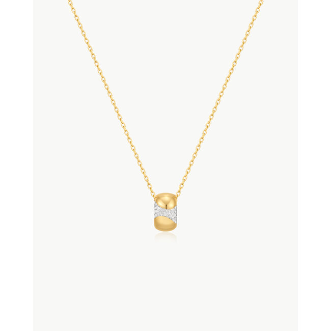 Ania Haie Halsketting Puffed Rivulet Pavé