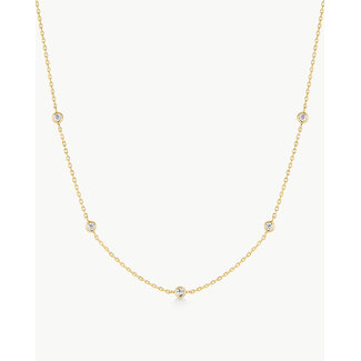 Ania Haie Halsketting Classic Bezel-Set Station