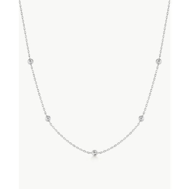 Ania Haie Halsketting Classic Bezel-Set Station