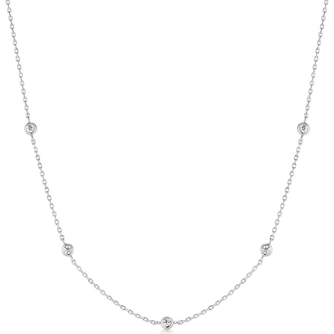 Ania Haie Halsketting Classic Bezel-Set Station