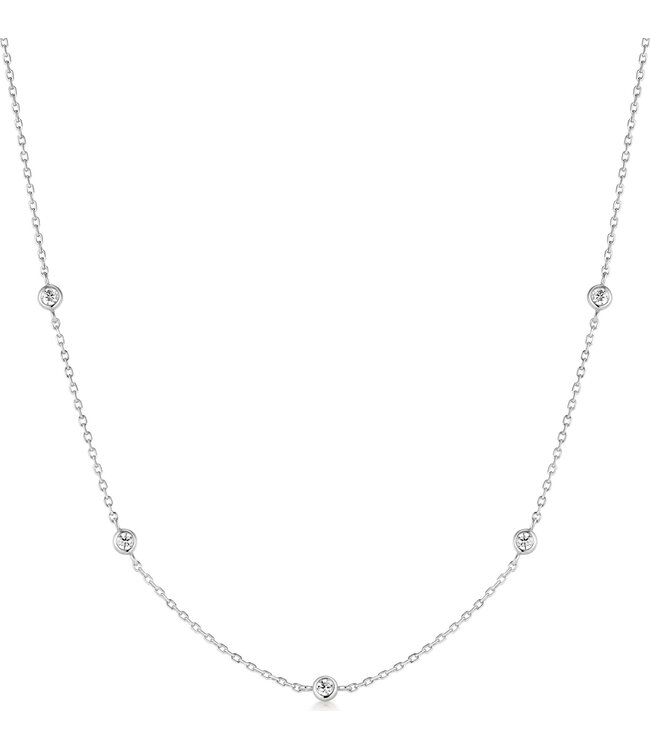Ania Haie Halsketting Classic Bezel-Set Station