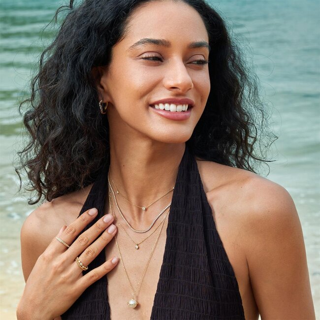 Ania Haie Halsketting Classic Bezel-Set Solitaire