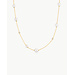 Ania Haie Halsketting Asymmetric Shell Pearl Station Gold