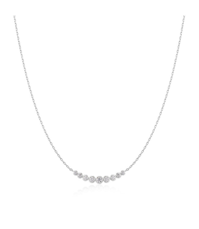 Ania Haie Halsketting Graduated Bezel-set