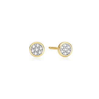 Ania Haie Oorring Small Pavé Disc stud