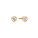 Ania Haie Oorring Small Pavé Disc stud