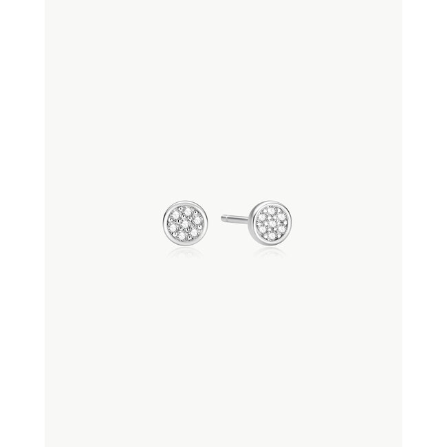 Ania Haie Oorring Small Pavé Disc stud