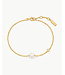 Ania Haie Armband Shell Pearl & Bezel-set Sparkle