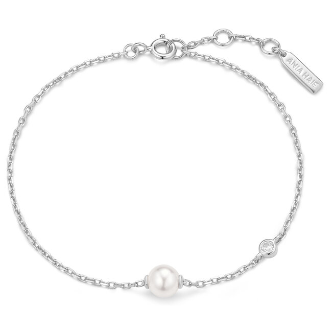 Ania Haie Armband Shell Pearl & Bezel-set Sparkle