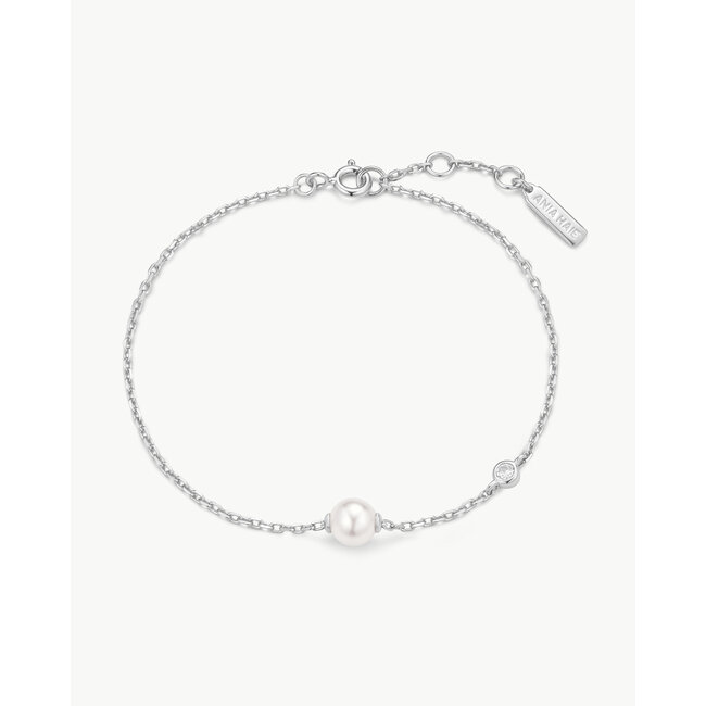Ania Haie Armband Shell Pearl & Bezel-set Sparkle