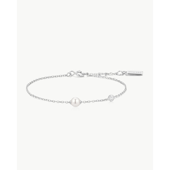 Ania Haie Armband Shell Pearl & Bezel-set Sparkle