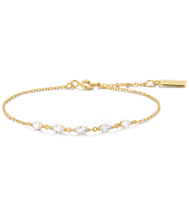 Ania Haie Armband Quintet Marquise Gold