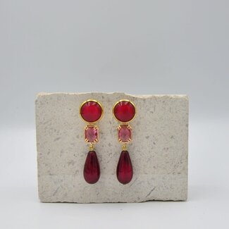 Maison Cachet Oorring Cléa Fuchsia