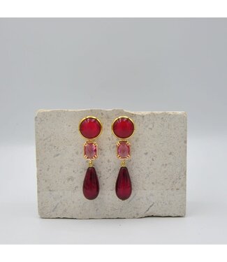 Maison Cachet Oorring Cléa Fuchsia