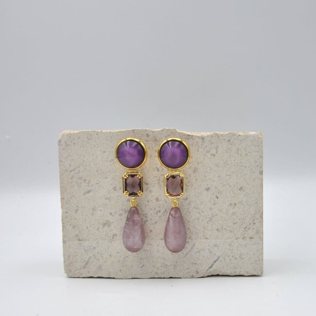 Maison Cachet Oorring Cléa Violet