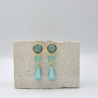 Maison Cachet Oorring Cléa Turquoise