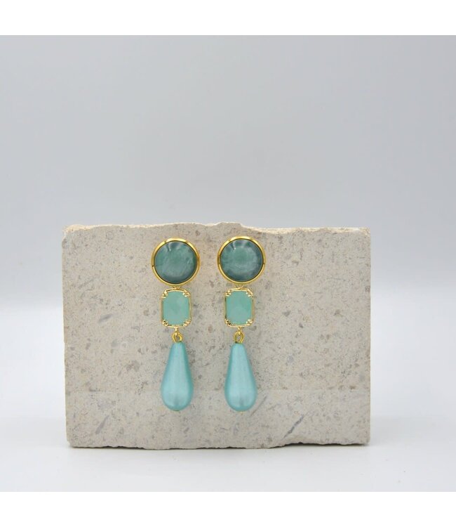 Maison Cachet Oorring Cléa Turquoise