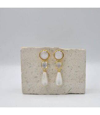 Maison Cachet Oorring Cléa Blanche