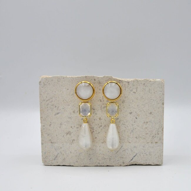 Maison Cachet Oorring Cléa Blanche