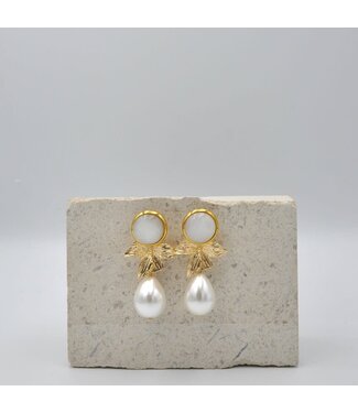 Maison Cachet Oorring Pétale Nacré