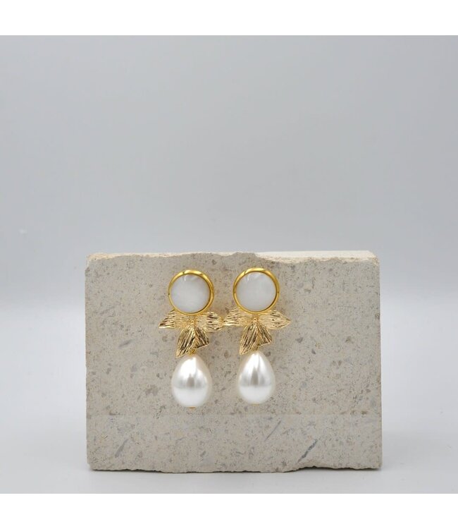 Maison Cachet Oorring Pétale Nacré