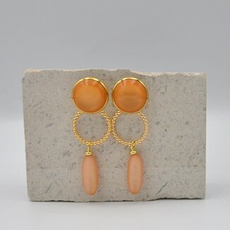 Maison Cachet Oorring Bulles Orange