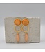 Maison Cachet Oorring Bulles Orange