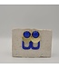 Maison Cachet Oorring Lunes Géométriques Cobalt