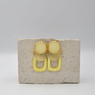 Maison Cachet Oorring Lunes Géométriques Beurre