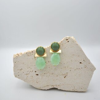 Maison Cachet Oorring Barres Aqua