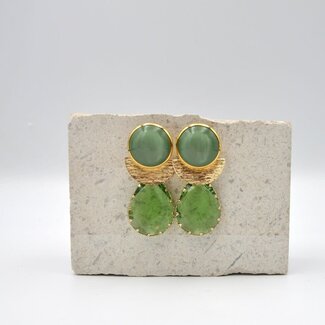 Maison Cachet Oorring Lustre Aqua