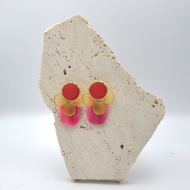 Maison Cachet Oorring Floréa Magenta