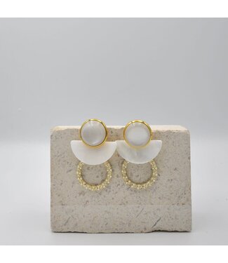 Maison Cachet Oorring Auréa Nacré