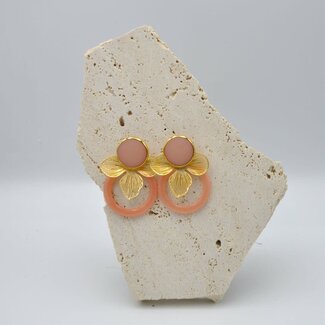 Maison Cachet Oorring Halo Vieux Rose