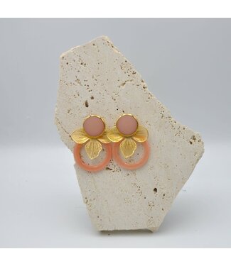 Maison Cachet Oorring Halo Vieux Rose