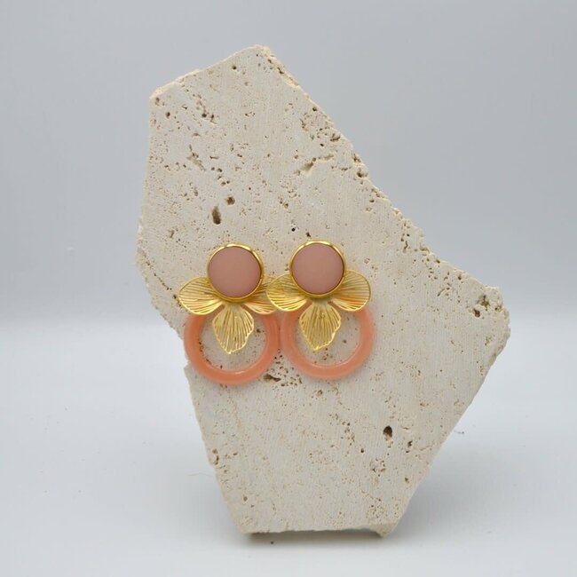 Maison Cachet Oorring Halo Vieux Rose