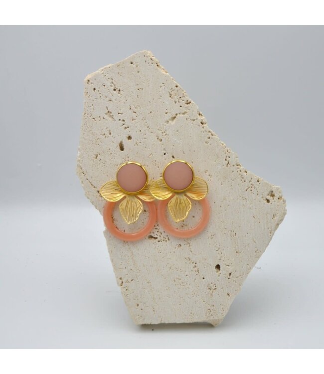 Maison Cachet Oorring Halo Vieux Rose