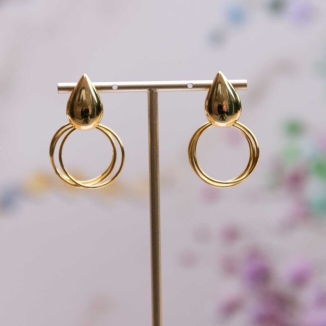 Flo Jewelry Oorring Amanda Gold