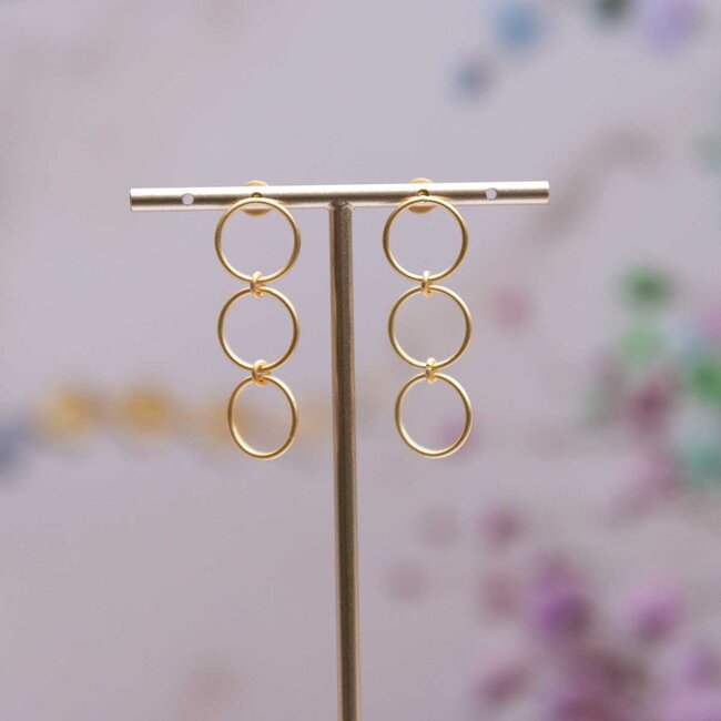 Flo Jewelry Oorring Alley Gold