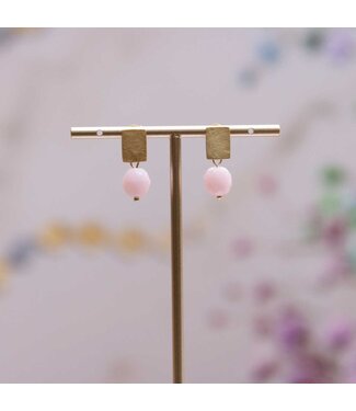 Flo Jewelry Oorring Alice Gold/Pink