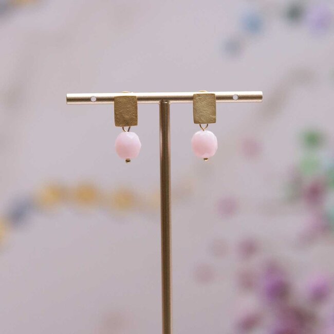 Flo Jewelry Oorring Alice Gold/Pink