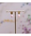 Flo Jewelry Oorring Alice Gold/Pink