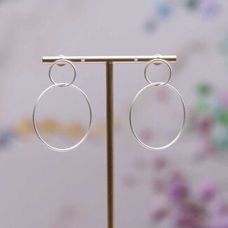 Flo Jewelry Oorring Charlotta Silver